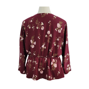 Old Navy V-Neck Faux-Wrap Tie-Waist Long Sleeve Top XL - NWT