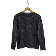 Lauren Ralph Lauren Long Sleeve Paisley Print T-Shirt Size XL