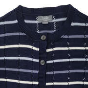 Belle by Belldini Striped Cardigan Size L