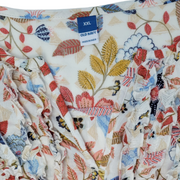 Old Navy Ruffled Floral Print Short Sleeve Blouse Size XXL