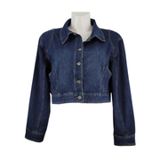 Ashley Stewart Cropped Denim Jacket Size 20W