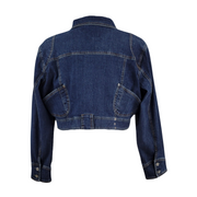 Ashley Stewart Cropped Denim Jacket Size 20W