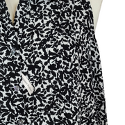 Terra & Sky Women's Sleeveless Pintuck Camp Shirt Size 1X - NWT