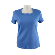 Kim Rogers Casual Square Neck Top Size L - NWT