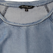 Velvet Heart Raglan Chambray Top Size S