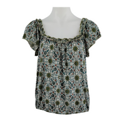 Max Studio Boho Peasant Top Size S