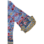 Zac & Rachel Floral Patchwork Blouse Size M
