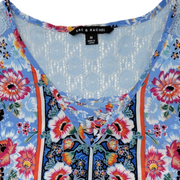 Zac & Rachel Floral Patchwork Blouse Size M