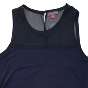 Vince Camuto Sleeveless Sheer Panel Top Size S