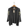 Liberty Wear Open Front Embellished Cardigan Size L/XL - NWT