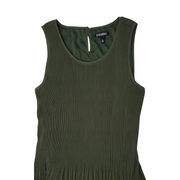 Roz & Ali Sleeveless Pleated Tunic Top Size M