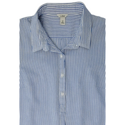 L.L. Bean Seersucker Popover Shirt Size XS
