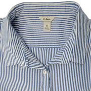 L.L. Bean Seersucker Popover Shirt Size XS