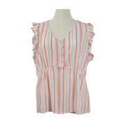 Lane Bryant Ruffled Sleeves Top Size 20