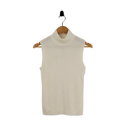 Croft & Barrow Sleeveless Mockneck Sweater Size M