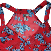 Kut from the Kloth Floral Ruffle Tank Top Size L