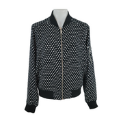Michael Kors Women’s Polka Dot Bomber Jacket Size M