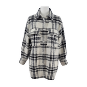 H&M Women's Oversized Wool-Blend Shacket Size M