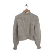 H&M Women's Chunky Knit Mock Neck Sweater Size M - NEW