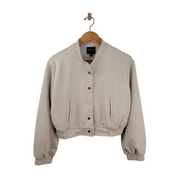 TRUTH by Republic Faux Leather Bomber Jacket Size M