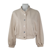 TRUTH by Republic Faux Leather Bomber Jacket Size M
