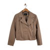 New York & Company Faux Leather Moto Jacket Size L - NEW