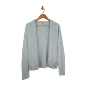 Rebecca Malone Women’s Sweater with Detachable Scarf Size XL