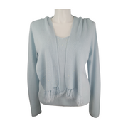 Rebecca Malone Women’s Sweater with Detachable Scarf Size XL