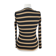 INC International Concepts Women’s Metallic Surplice Sweater Size L