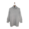 Gianni Bini (GB) Women's Cable Knit Turtleneck Tunic Sweater Size XL