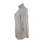Gianni Bini (GB) Women's Cable Knit Turtleneck Tunic Sweater Size XL