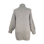 Gianni Bini (GB) Women's Cable Knit Turtleneck Tunic Sweater Size XL