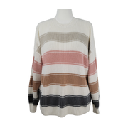 Hollister Women’s Oversized Striped Knit Sweater Size M
