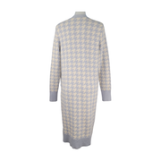 Express Long Open Front Houndstooth Cardigan Coatigan Size M - NEW