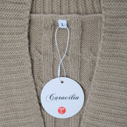 Caracilia Women's Long Cable Knit Open-Front Cardigan Size L - NEW