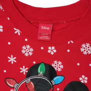 Disney Mickey Mouse Women's Light-Up Christmas Sweatshirt Size Size L (Juniors)