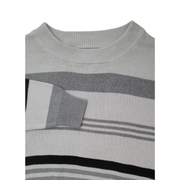 Lucky Brand Women’s Colorblock Stripe Wide Crewneck Sweater – XXL