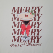 Women’s Holiday “Merry Martini” Sweatshirt XL/XXL