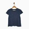 Athleta Women's Organic Daily Tee Navy Rice Pearl Size S