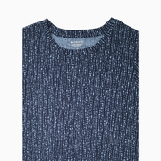 Athleta Women's Organic Daily Tee Navy Rice Pearl Size S