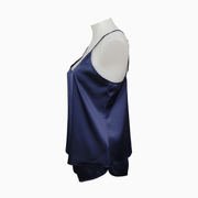 Ekouaer 2-Piece Satin Camisole & Short Set Size M