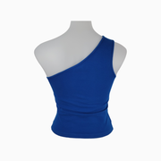 Express Jeans Vintage One-Shoulder Graphic Top – Size S