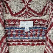 Lucky Brand Southwestern Open Front Longline Cardigan – Size M