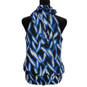 ALFANI Chiffon Sleeveless Top Size 8 Back View