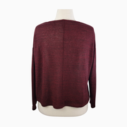 Old Navy Scoop Neck Sweater – Burgundy – Size M