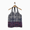 Monteau Los Angeles Boho Print Strappy Back Top – Size L