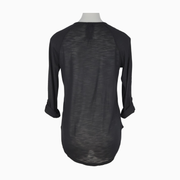 Chelsea & Violet Embroidered Boho Button-Front Blouse – Size M