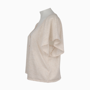 Old Navy Women's Linen Blend Jersey Crop Top – Size M