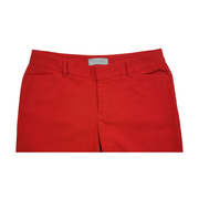 GAP Women’s Slim Cropped Pants Bright Red Size 2