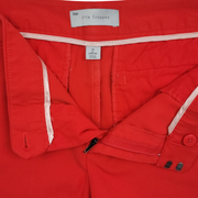 GAP Women’s Slim Cropped Pants Bright Red Size 2